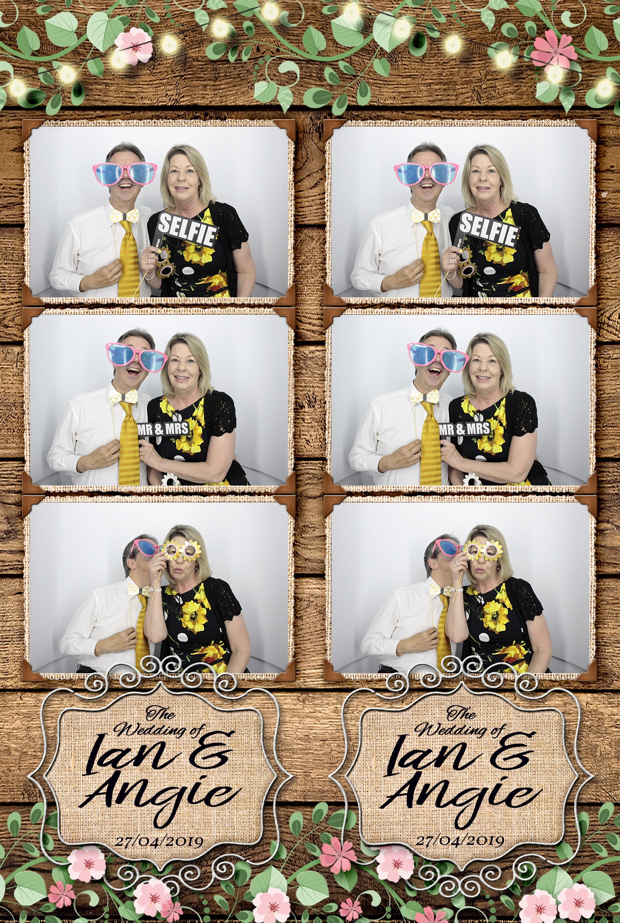 Ian & Angie’s wedding  | View more photos from the event at gallery.myphotoboothexperience.co.uk/u/MyPhotoBoothExperienceLtd/Ian-Angie’s-wedding